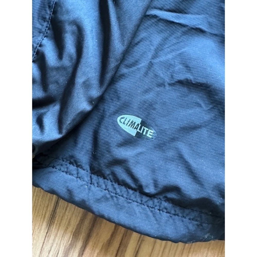 Adidas ClimaLite Pullover Windbreaker Jacket Black Mens Medium - Picture 6 of 9
